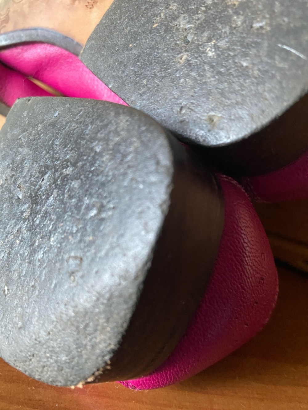 Vintage Celine Pink Leather Loafers - Picture 7 of 9